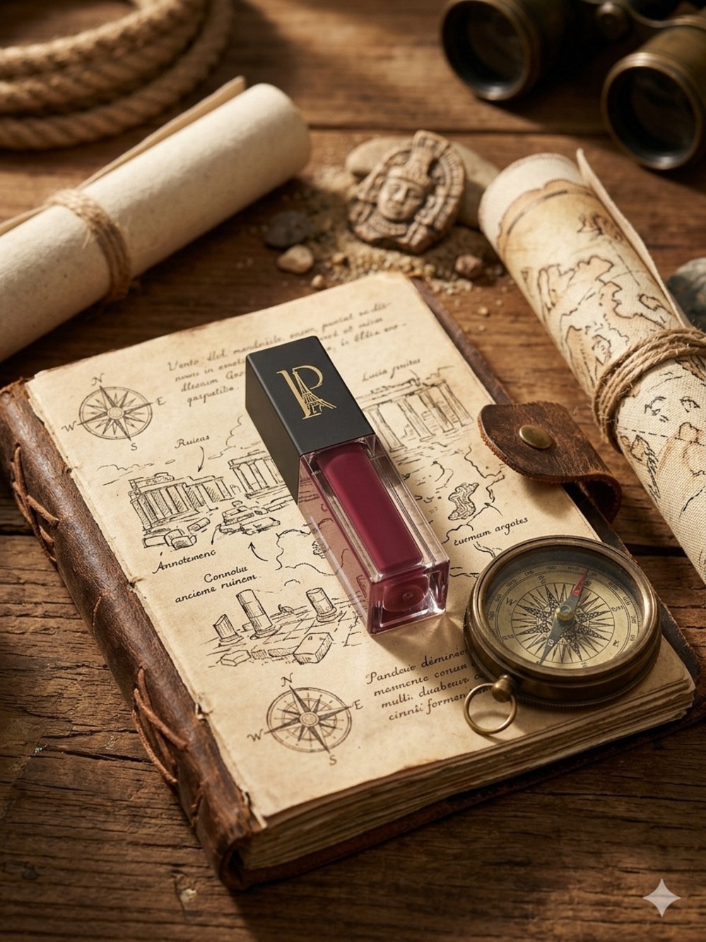 Predire Luxury  Lip Balm Stick - Deep Burgundy